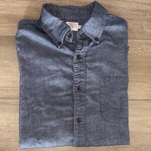 Faherty Men’s Blue Casual Button-Down Shirt – Size Large – Like New